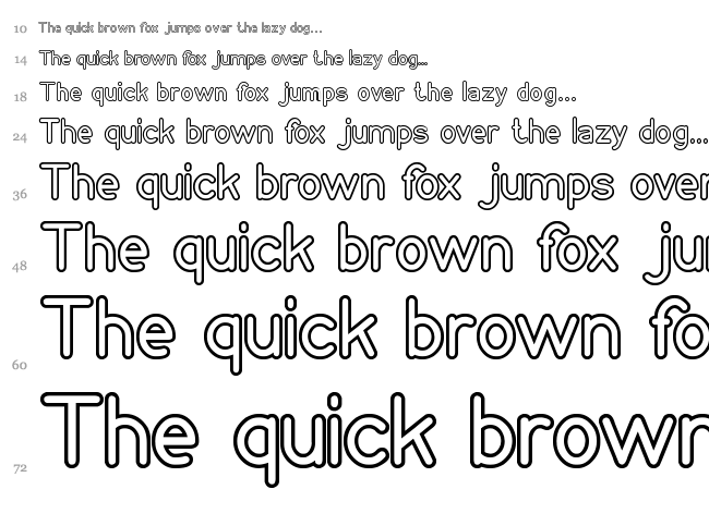 Neon Glow font waterfall